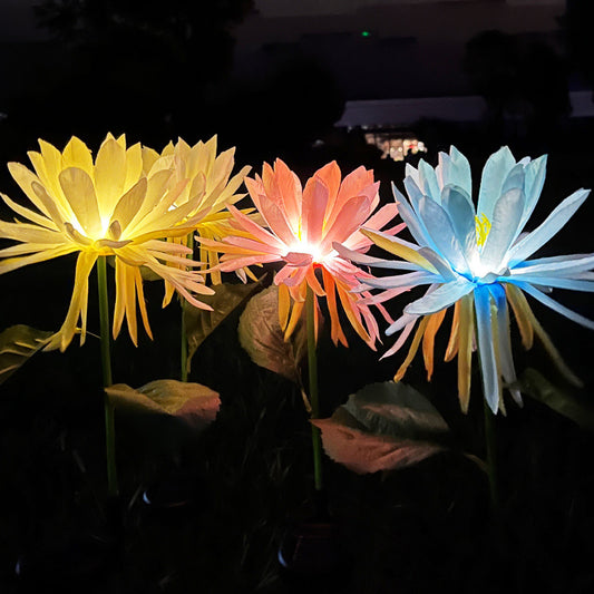 Solar Epiphyllum Lights Outdoor Courtyard Lawn