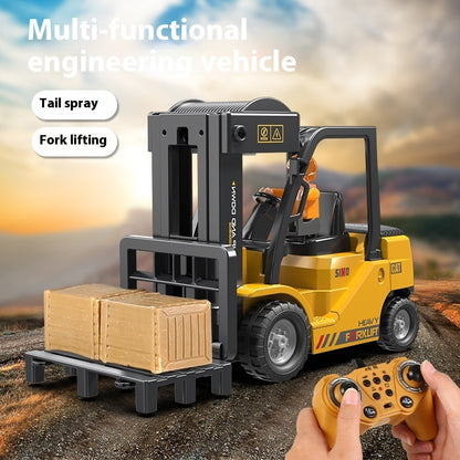 Remote Control Forklift Light Car Children's Toy Model Kids DealSniper.net