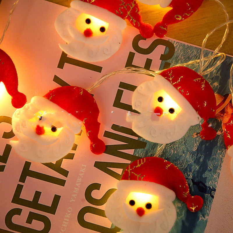 Santa Claus String Lights Christmas Tree Snowman Decoration Lights Holidays DealSniper.net 4 Style 1.5m10 lights