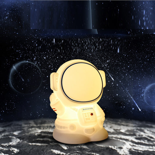 USB Charging Racket Silicone New Creative Astronaut Table Lamp House Gym From House