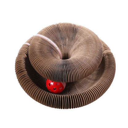 Magnetic Organ Changeable Corrugated Paper Cat Scratch Board Pets DealSniper.net