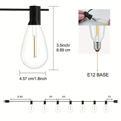 High Voltage Direct Insertion S14 Light String