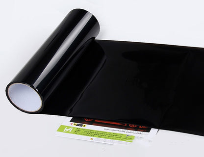 Customized Cutting Vehicle Lamp Film Colorful Auto Film Car Lamp Protective Film Vehicle dealsniper-net Dark Black 30152cm