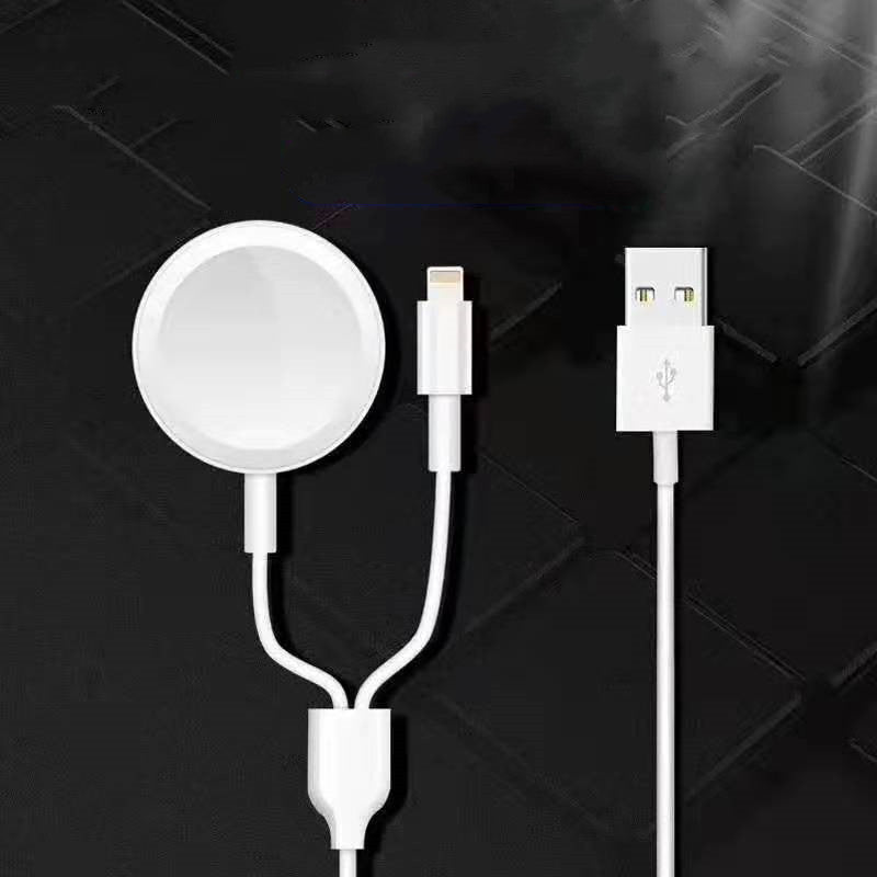 Portable Wireless Charger For Apple Watch Charging Dock House DealSniper.net 2in1 watch charger