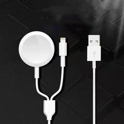 Portable Wireless Charger For Apple Watch Charging Dock House DealSniper.net 2in1 watch charger