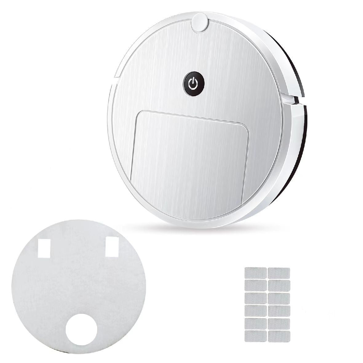 Sweeping Robot USB Charging Automatic Cleaning House dealsniper-net 03 White Battery Type