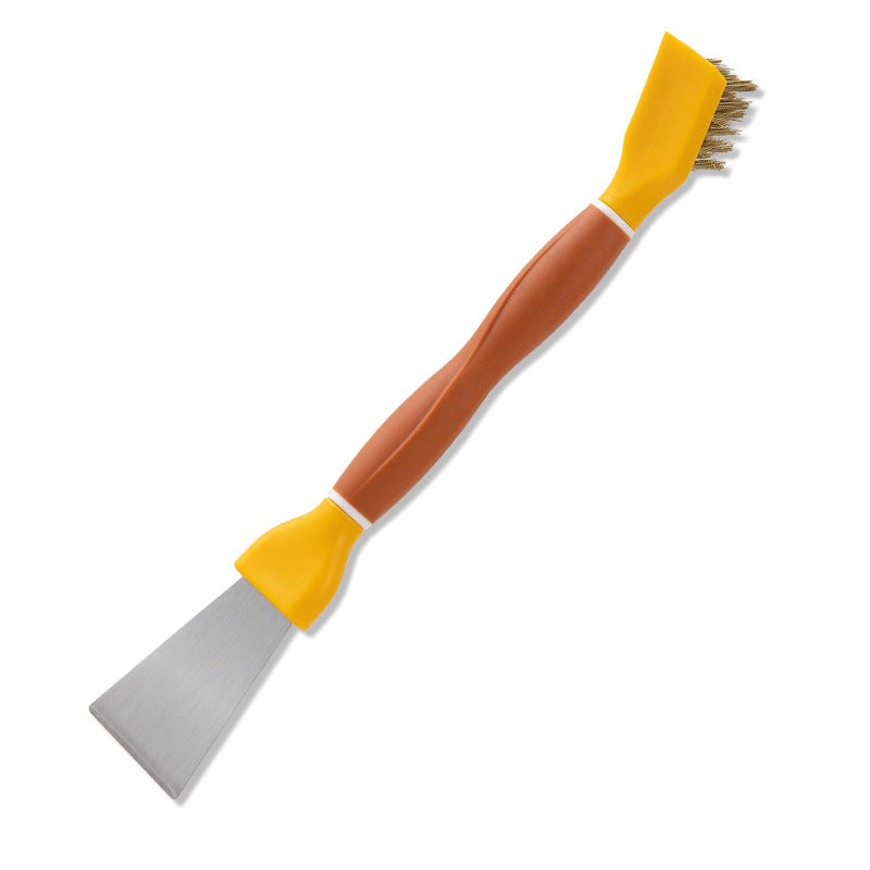 Multifunctional Kitchen Double-headed Cleaning Shovel Kitchen dealsniper-net Yellow