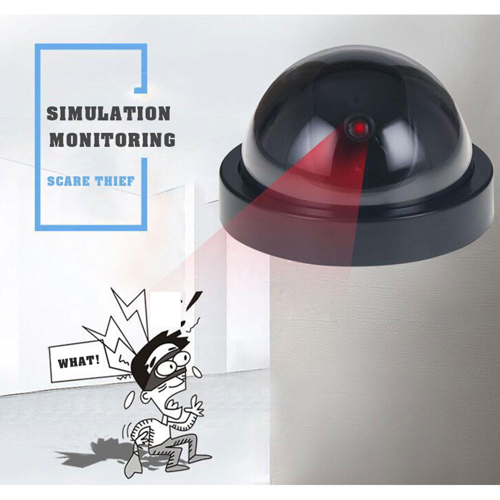 Home Dome Fake CCTV Security Camera With Flashing Red LED Light Home dealsniper-net