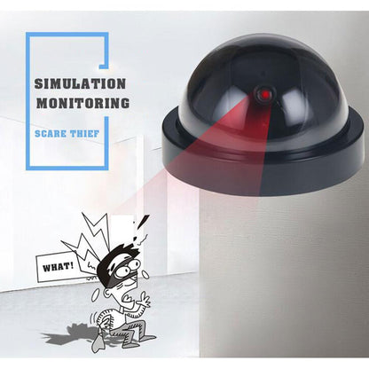 Home Dome Fake CCTV Security Camera With Flashing Red LED Light Home dealsniper-net