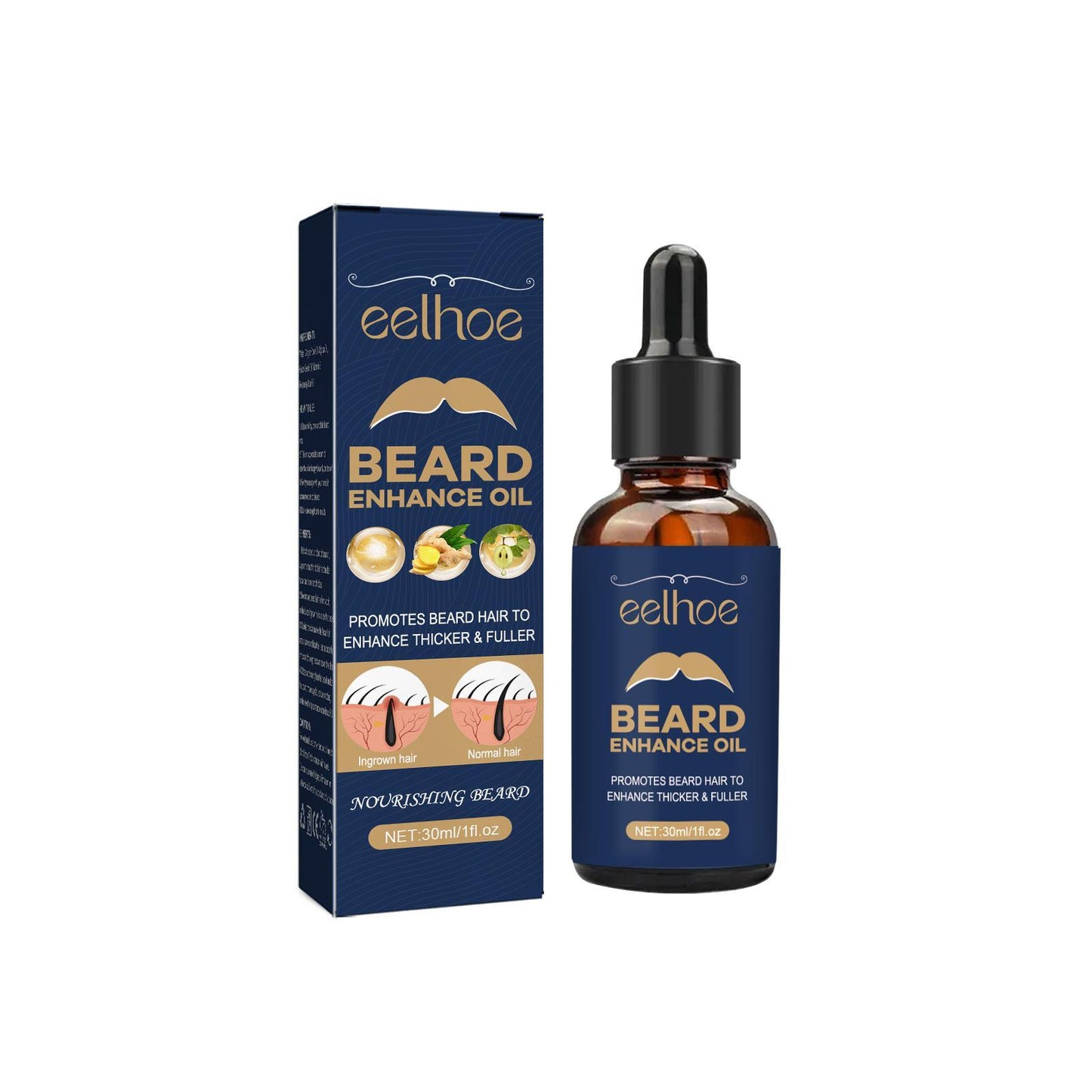 EELHOE Beard Care Oil  Strengthen And Nourish Beard Roots