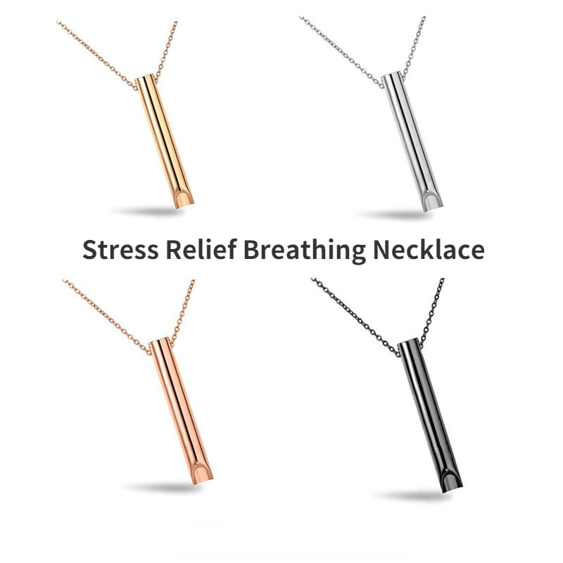 Breathing Necklace Adjustable Breathing Relieve Pressure Jewelry dealsniper-net