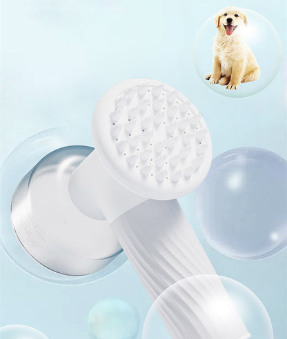 Automatic Foaming Dog Cat Bath Brush Dog Shampoo Brush Pets Gym From House