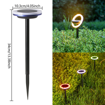 Solar Lawn Light Outdoor Courtyard Garden dealsniper-net Colorful light