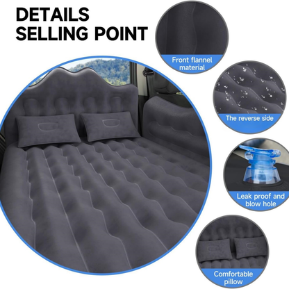 Car Air Mattress Inflatable SUV Truck Air Mattress Back Seat