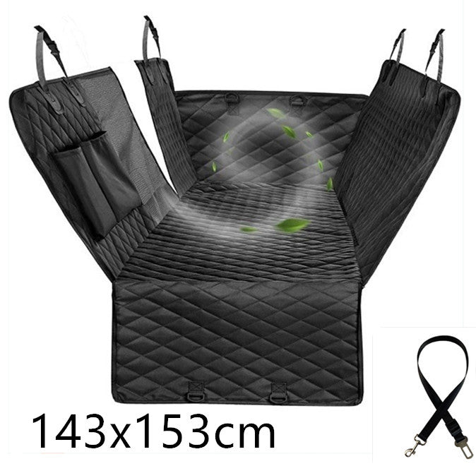 Grey Mesh Waterproof Pet Mat Quilted Cotton Dog Car Mat Pets Gym From House Black 143x153cm