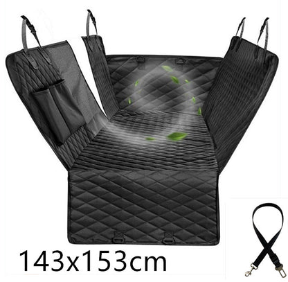 Grey Mesh Waterproof Pet Mat Quilted Cotton Dog Car Mat Pets Gym From House Black 143x153cm