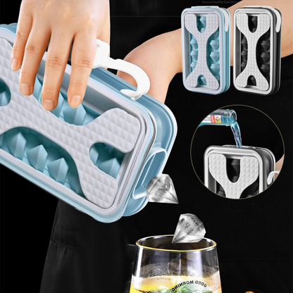 2in1 Portable Silicone Ice Ball Mold Ice Maker Water Bottle Kitchen dealsniper-net