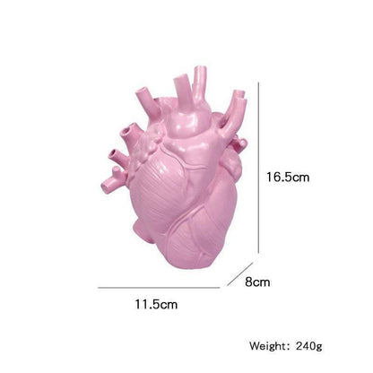 Fashion Heart Vase Decoration Home Home Decor dealsniper-net Pink