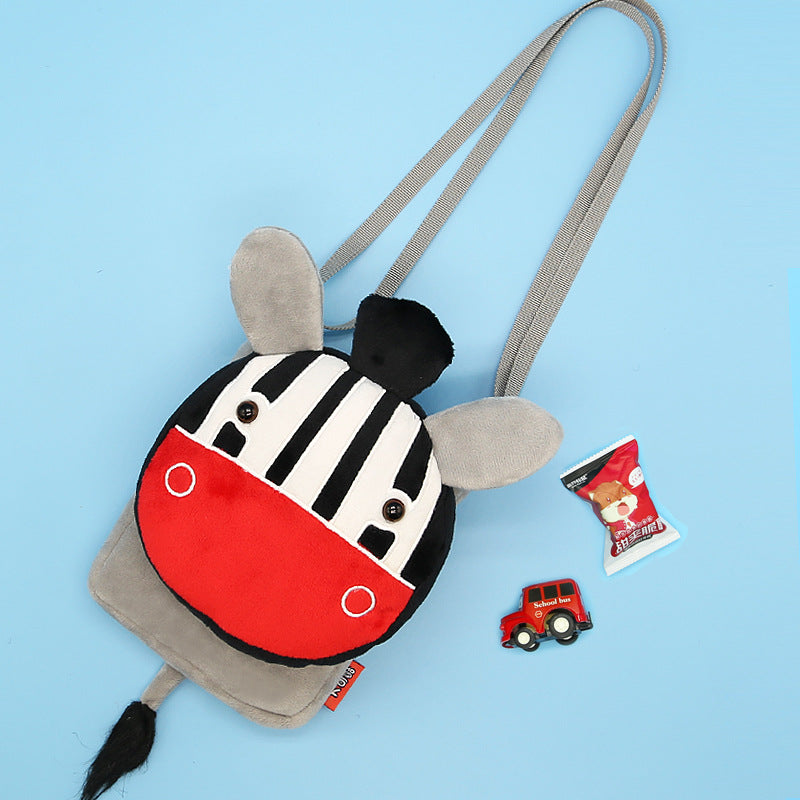 Cute Cartoon Children's Crossbody Bag Kids DealSniper.net Zebra