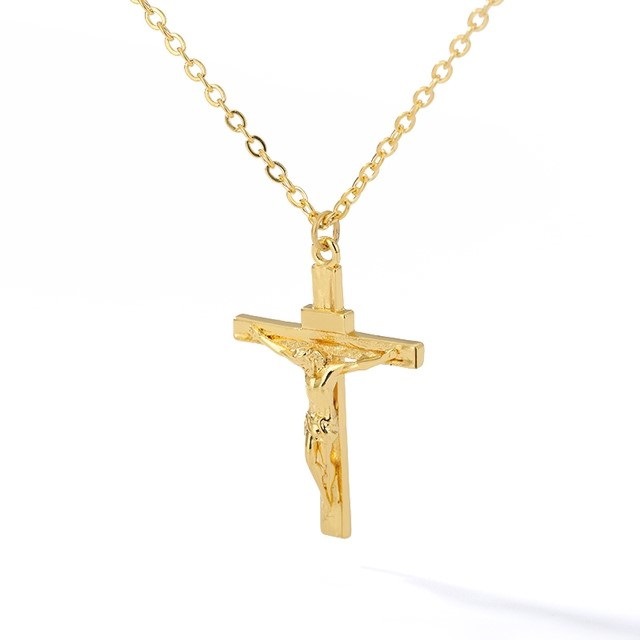 Jewelry Men For Cross Gifts Necklace Party Man Jewelry Gym From House Gold