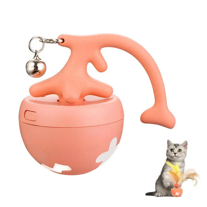 Smart Interactive Cat Toy Ball USB Moving Rolling Ball Pets Gym From House