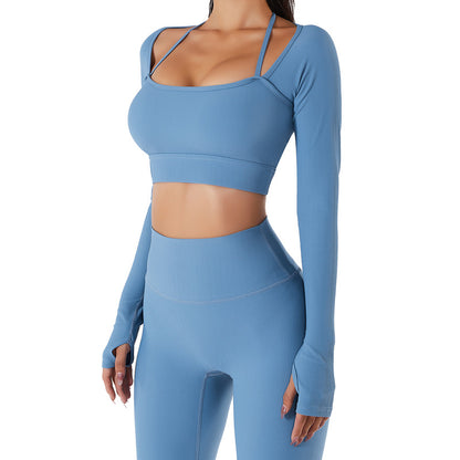 Sports Top Women's Quick-drying Workout Clothes Women Gym From House