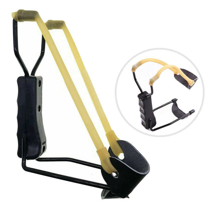 Compact Folding Slingshot Wrist Rocket Catapult For Hunting Outdoor Sport Games Outdoor DealSniper.net