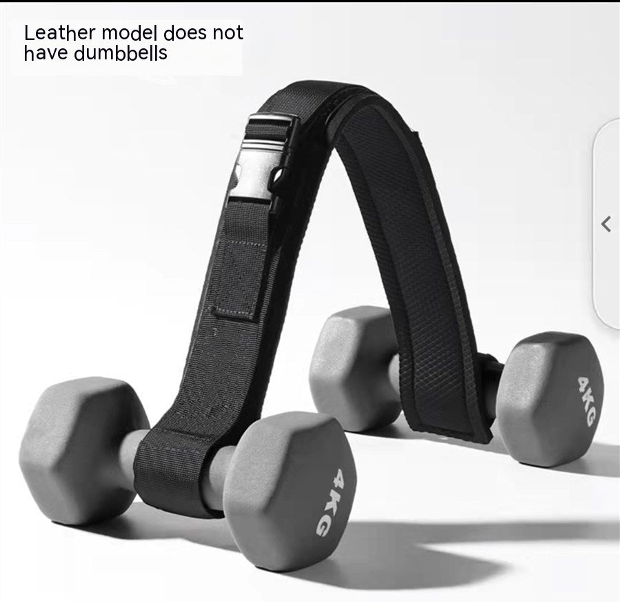 Multi Functional Exercise Leather Strap Sports dealsniper-net Black