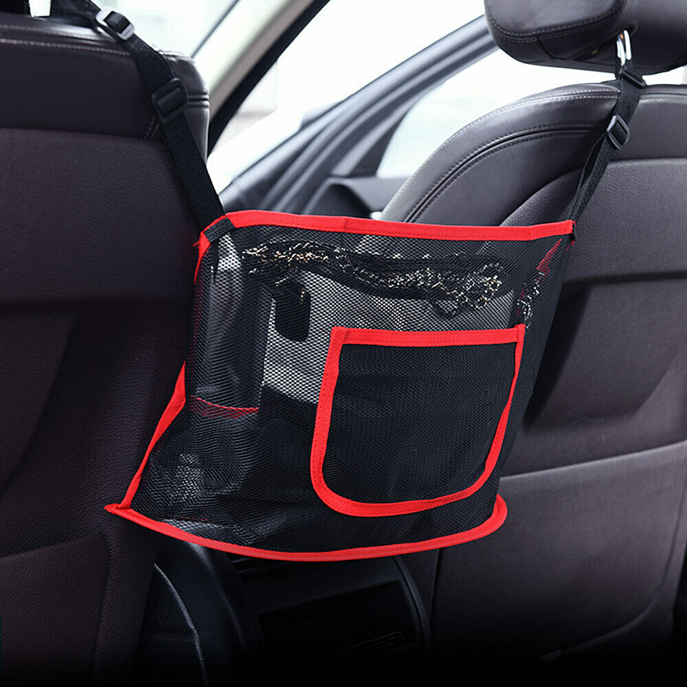 Universal Car Seat Net Pocket Handbag Holder Organizer Storage Bag Between Seats Vehicle dealsniper-net