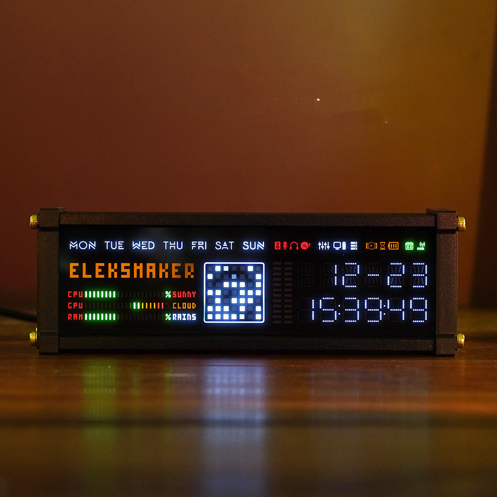 Creative Retro VFD Clock Electronic Time VFD Display Home Decor Gym From House