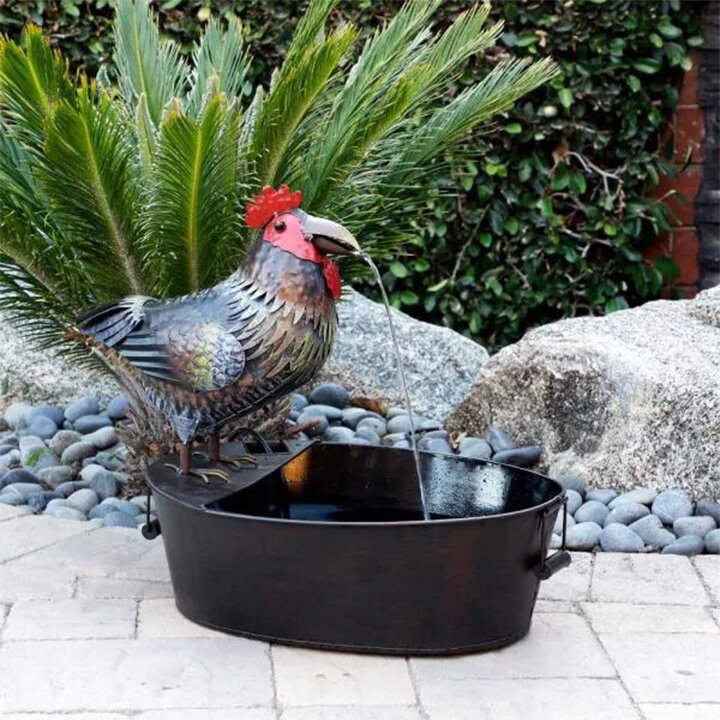 New Fountain Garden Art Decoration Flowing Water Private Molds Resin Crafts Garden dealsniper-net