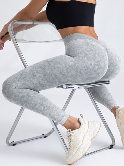 V-Back Scrunch Butt Workout Leggings Women Seamless Gym Women Gym From House