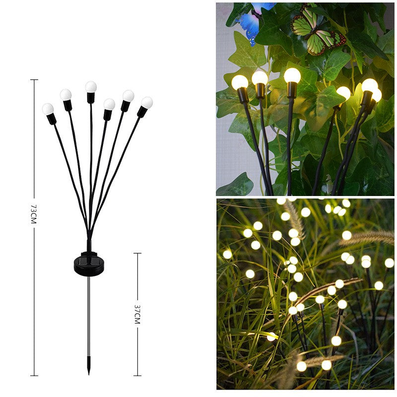 LED Pneumatic Firefly Ground Plug-in Lamp Garden dealsniper-net