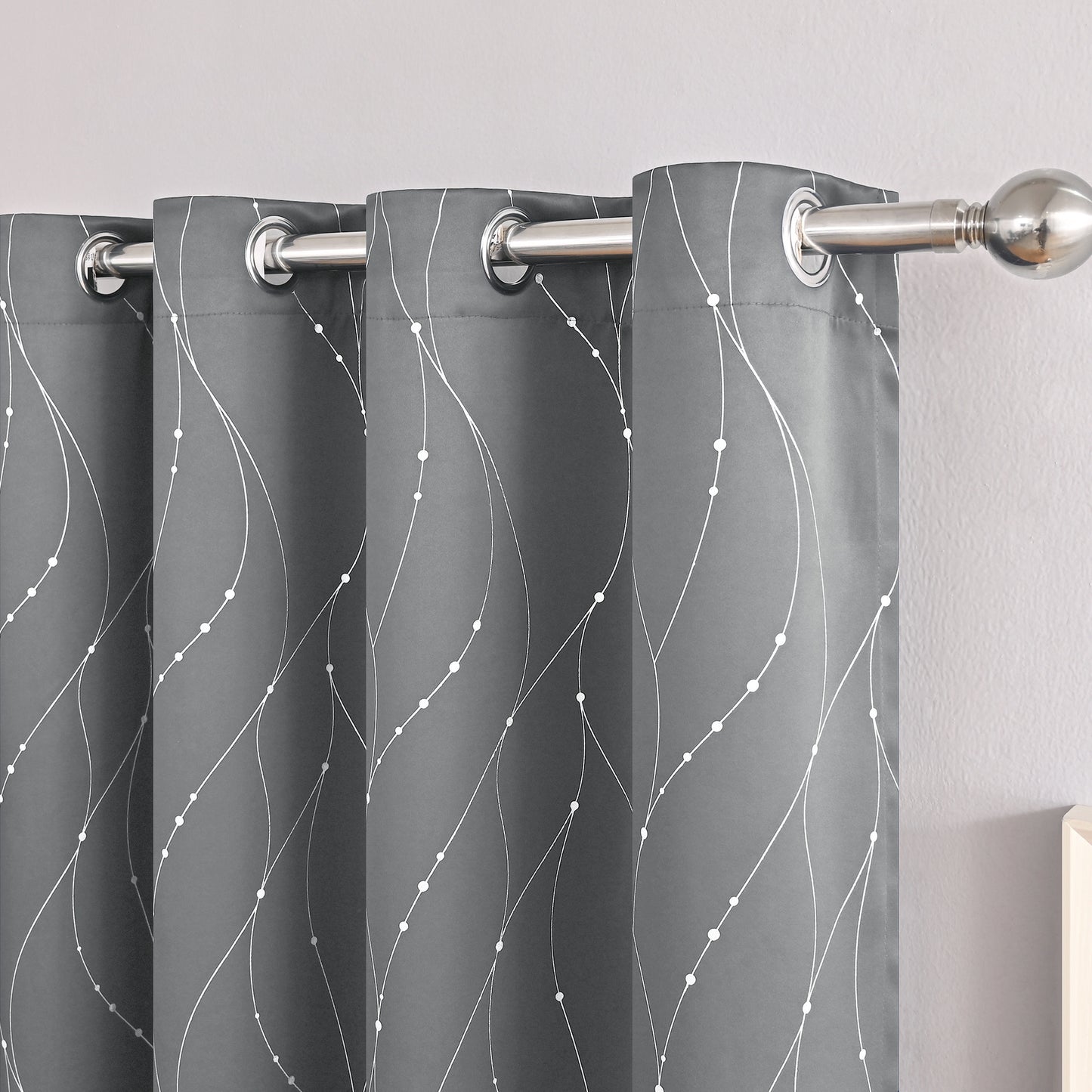 Modern Minimalist Furnishings Decorative Blackout Curtains Home Decor DealSniper.net