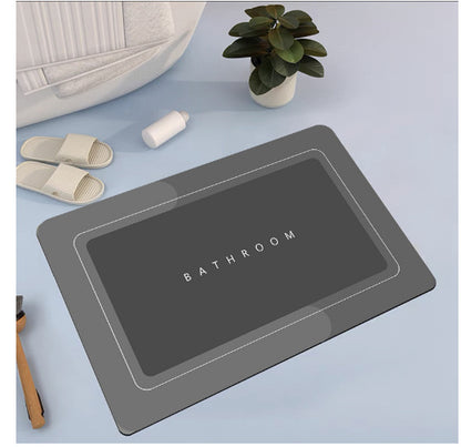 Bathroom Absorbent And Quick-drying Floor Mat House DealSniper.net Dark gray rectangle 50x80 1PCS