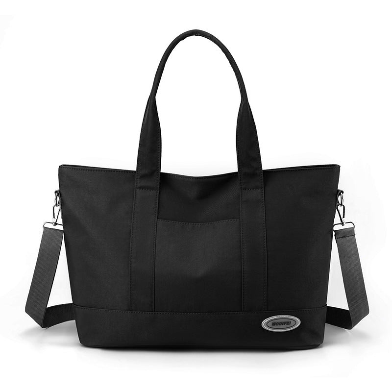 Large Capacity Tote Bag New Shoulder Bag Casual Korean Style Trendy Solid Color Handbags For Women