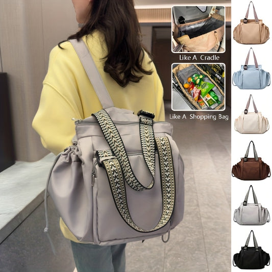 Ins Backpack Fashion Multifunctional Large Capacity Shopping Women Gym From House