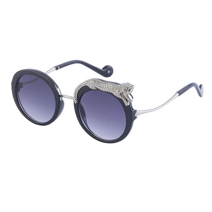 New Anti-Blue Light Glasses For Women Sunglasses Trendy Women Gym From House C3t black silver double Gray