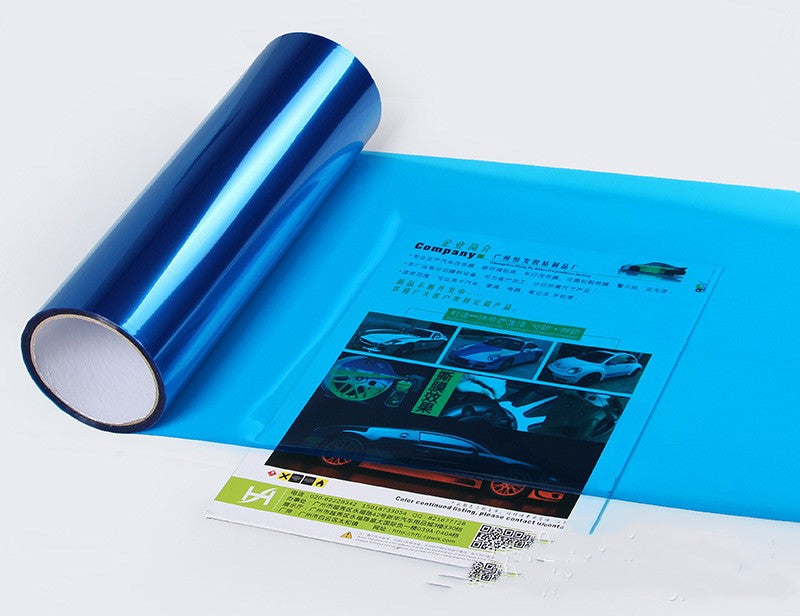 Customized Cutting Vehicle Lamp Film Colorful Auto Film Car Lamp Protective Film Vehicle dealsniper-net Dark Blue 30152cm