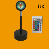 Upgrade Rainbow Sunset Projector Lamp Atmosphere Light Home House DealSniper.net