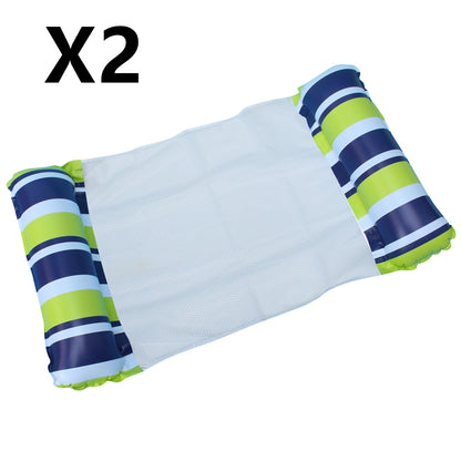 Inflatable Swimming Pool Hammock Floating Drainage Outdoor DealSniper.net A Set