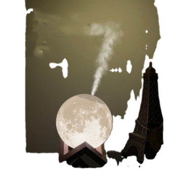 Lunar Humidifier Night Light Bedroom Aromatherapy Spray