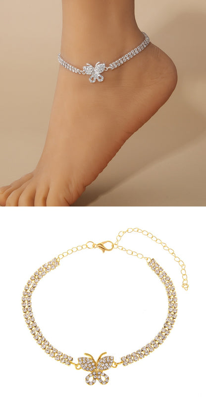 Creative Butterfly Anklet Beach Ornament Women Jewelry dealsniper-net SUIT