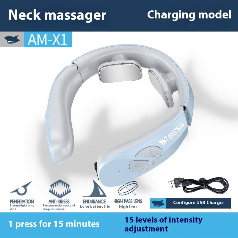 Electric Neck Massager EMS Pulse Rechargeable