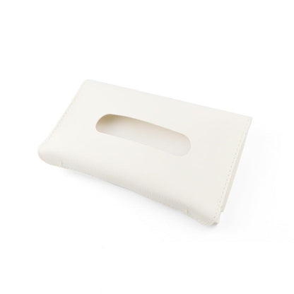Car Sun Visor Paper Towel Bag Leather Vehicle DealSniper.net Beige 1PC