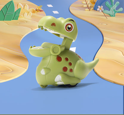 Boys And Girls Toys Gift Press Aerospace Warrior Inertia Kids dealsniper-net Press Dinosaur Green