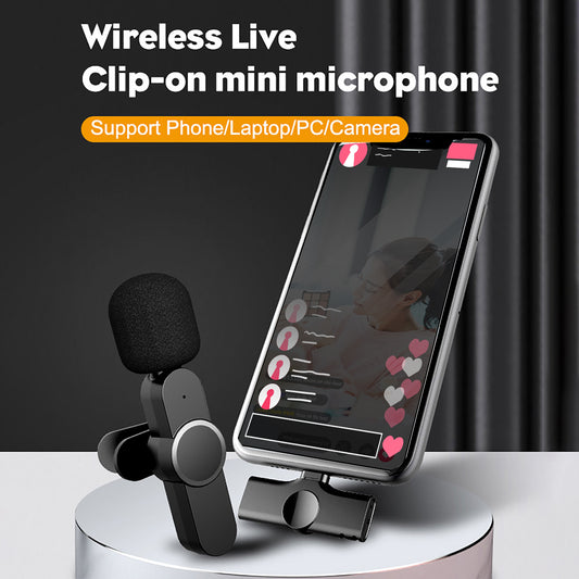 NEW EP033 Wireless Lavalier Microphone Lapel Clip Mic Electronics Gym From House