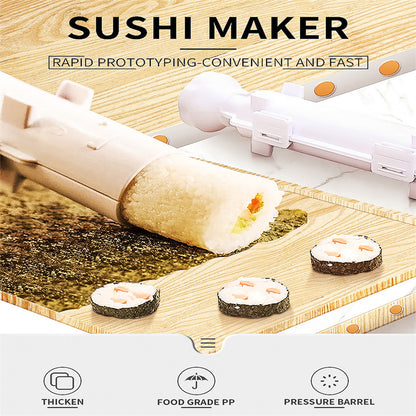 Quick Sushi Maker Roller Rice Mold Bazooka Vegetable Meat Home dealsniper-net