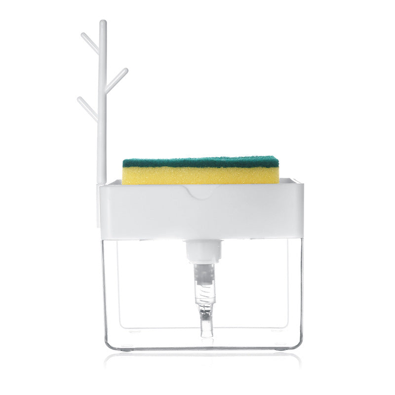 Household brush pot presser dish wash dish brush Kitchen DealSniper.net White Outlet tool