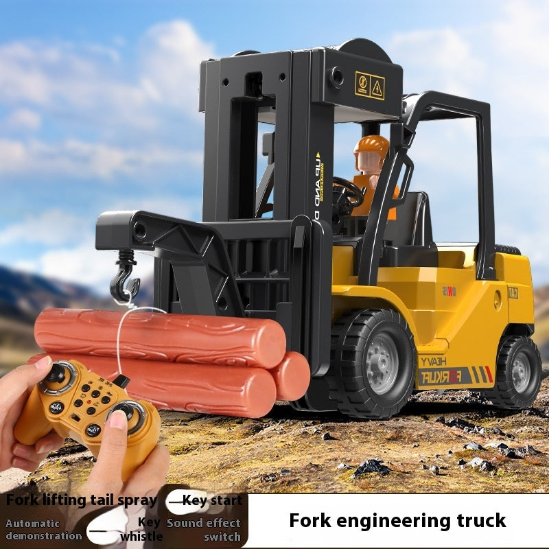 Remote Control Forklift Light Car Children's Toy Model Kids DealSniper.net